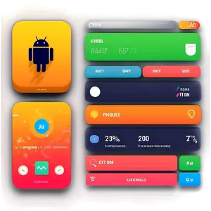 Android Ui Kit Elements Png Fsg16 PNG Image