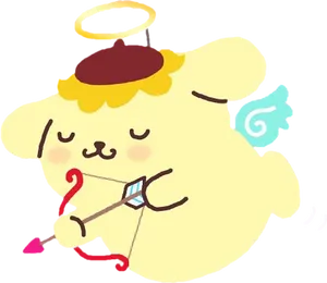 Angel Cinnamoroll With Arrow PNG Image