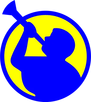 Angel_ Moroni_ Silhouette PNG Image