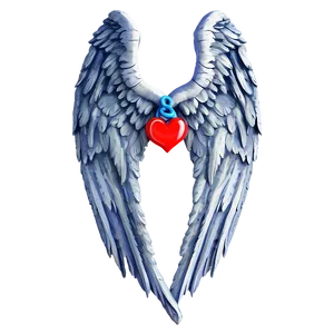 Angel Wings And Broken Heart Quote Png 11 PNG Image