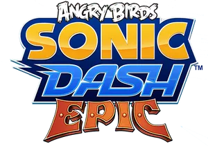 Angry Birds Sonic Dash Epic Logo PNG Image