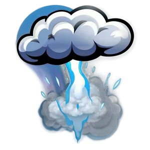 Angry Cloud Cartoon Png 91 PNG Image