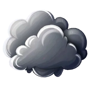 Angry Cloud Cartoon Png Gfi76 PNG Image