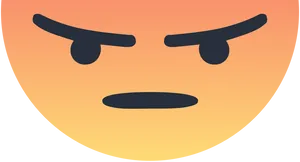 Angry Emoji Expression PNG Image