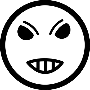 Angry Emoji Graphic PNG Image