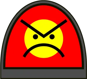 Angry Emoji Graphic PNG Image