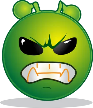 Angry_ Green_ Emoji.png PNG Image