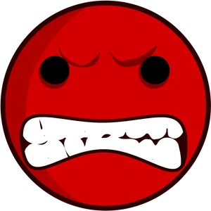 Angry Red Face Emoji.png PNG Image