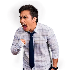 Angry Yelling Expression Png Neq61 PNG Image