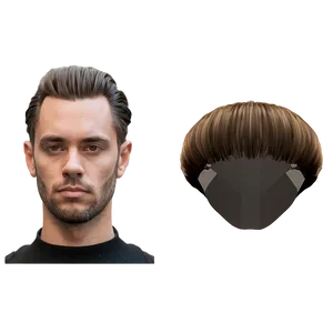 Angular Edgar Haircut Png Vaq PNG Image