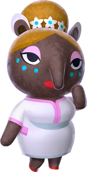 Animal Crossing Character June PNG Image