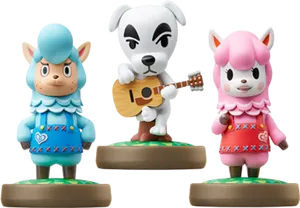 Animal Crossing Characters Amiibo Figures PNG Image