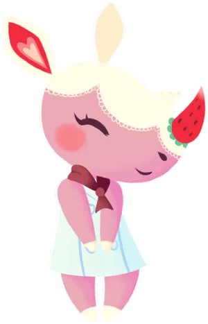 Animal Crossing Merengue Character PNG Image