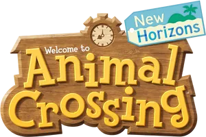 Animal Crossing New Horizons Logo PNG Image