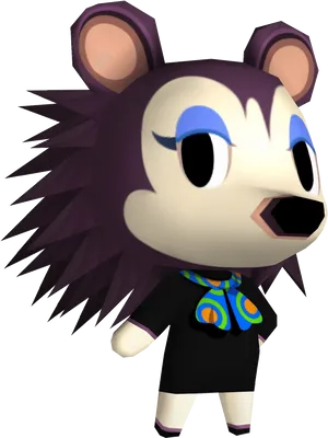 Animal Crossing Villager Singing PNG Image