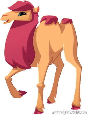 Animal Jam Camel Character PNG Image