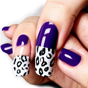 Animal Print Acrylic Nails Png 06202024 PNG Image