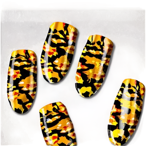 Animal Print Acrylic Nails Png 44 PNG Image