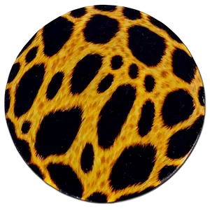 Animal Print Circle Sticker Png Max54 PNG Image