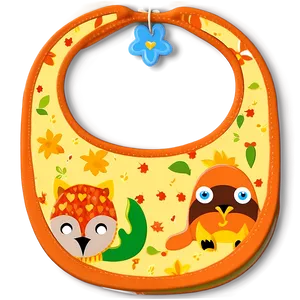 Animal Theme Baby Bib Png Eaj PNG Image