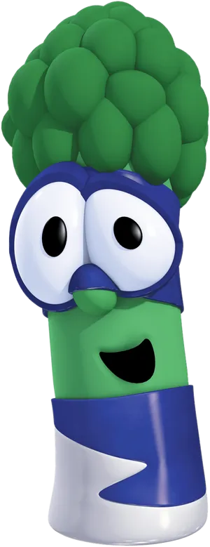 Animated Asparagus Character PNG Image