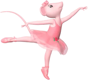 Animated Ballerina Elephant.png PNG Image