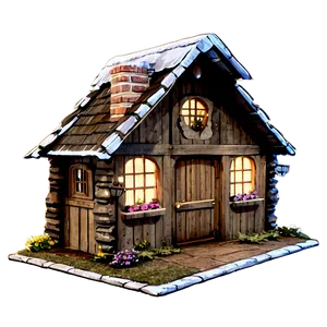 Animated Bear Cottage Png Vka63 PNG Image