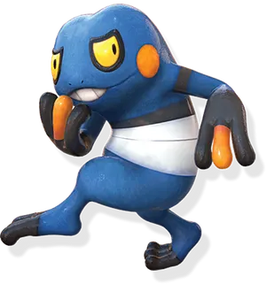 Animated Blastoise Character Pose PNG Image