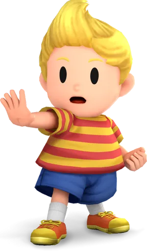 Animated Boy Waving Hello PNG Image