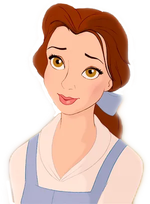 Animated Brown Haired Character PNG Image