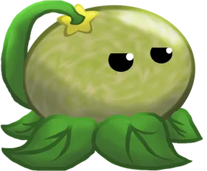 Animated Cantaloupe Character PNG Image