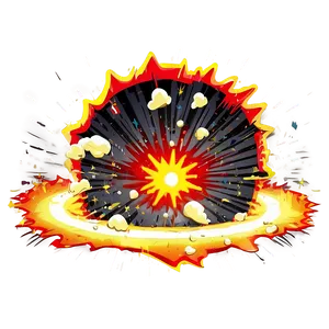 Animated Cartoon Explosion Png Eax PNG Image