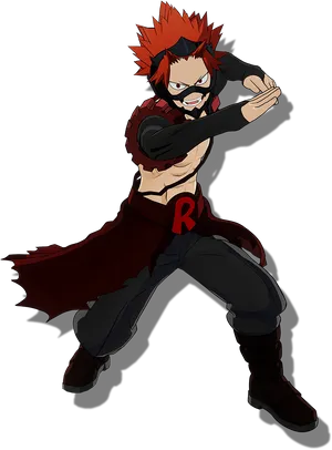 Animated Character Action Pose PNG Image