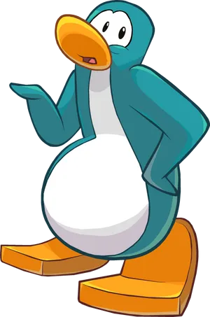 Animated Dancing Penguin PNG Image