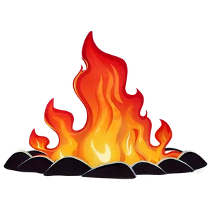 Animated Fire Cartoon Png Tie PNG Image