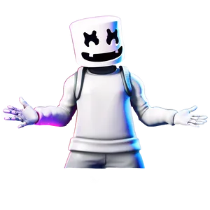 Animated Fortnite Marshmello Png 06252024 PNG Image