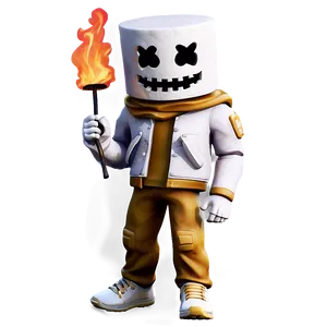 Animated Fortnite Marshmello Png 06252024 PNG Image