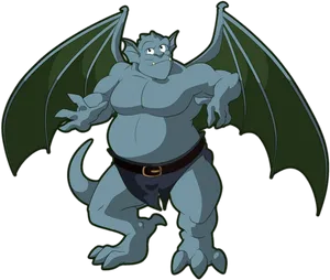 Animated Gargoyle Character PNG Image