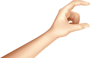 Animated Hand Gesture Graphic PNG Image