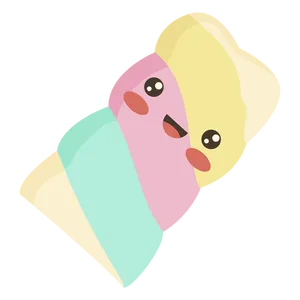 Animated Happy Marshmallows PNG Image