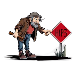 Animated Hobo Figure Png Cgc93 PNG Image