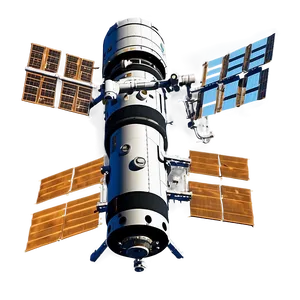 Animated Iss In Orbit Scene Png 06282024 PNG Image