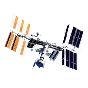 Animated Iss In Orbit Scene Png Ato62 PNG Image