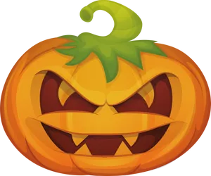 Animated Jack O Lantern Face PNG Image