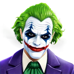 Animated Joker Makeup Png Kkt PNG Image