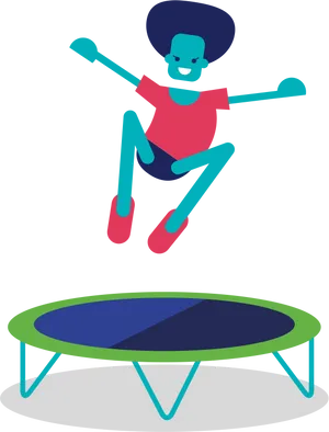 Animated Joyful Trampoline Jump.png PNG Image