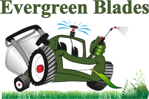 Animated Lawn Mower Character PNG Image