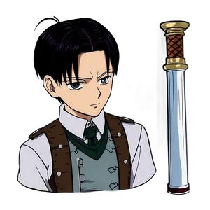 Animated Levi Ackerman Png 55 PNG Image