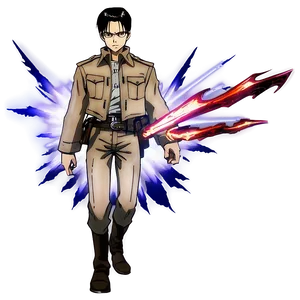 Animated Levi Ackerman Png 91 PNG Image