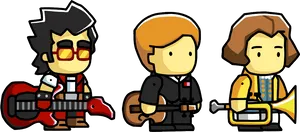 Animated_ Mariachi_ Band_ Characters.png PNG Image